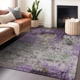 thumbnail image 1 of Addison Rugs Chantille Indoor/Outdoor Transitional Abstract Lavender Machine Washable Rectangle Rug, 5' x 7'6", 1 of 8