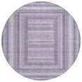 thumbnail image 1 of Dalyn Rugs Machine Washable Indoor/Outdoor Chantille Lavender 8' x 8' Round Rug, 1 of 7
