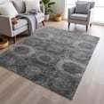 thumbnail image 1 of Addison Rugs Chantille Indoor/Outdoor Transitional Panels Mocha Machine Washable Rectangle Rug, 3' x 5', 1 of 8