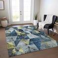 thumbnail image 1 of Addison Rugs Chantille Indoor/Outdoor Transitional Geometric Navy Machine Washable Rectangle Rug, 3' x 5', 1 of 8