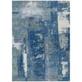 thumbnail image 1 of Dalyn Rugs Machine Washable Indoor/Outdoor Chantille Navy 8' x 10' Rug, 1 of 9