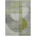 thumbnail image 1 of Dalyn Rugs Machine Washable Indoor/Outdoor Chantille Olive 8' x 10' Rug, 1 of 9