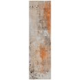 thumbnail image 1 of Dalyn Rugs Machine Washable Indoor/Outdoor Chantille Orange 2'3" x 7'6" Runner Rug, 1 of 7