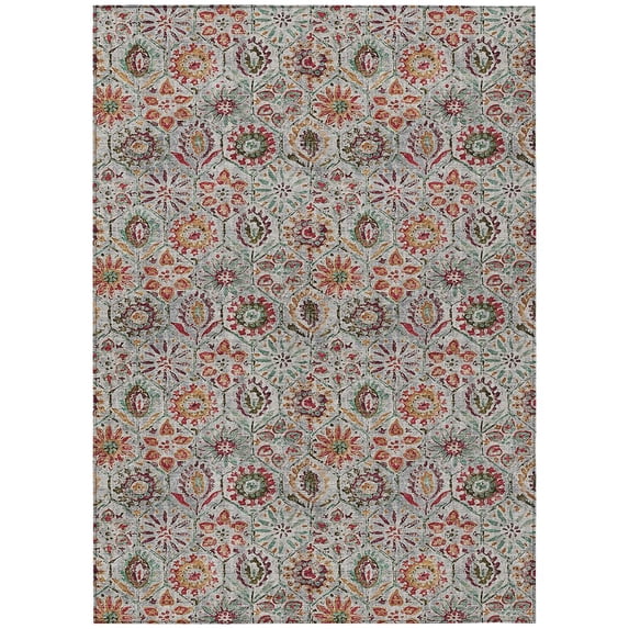Dalyn Rugs Machine Washable Indoor/Outdoor Chantille Paprika 3' x 5' Rug