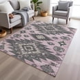 thumbnail image 1 of Addison Rugs Chantille Indoor/Outdoor Transitional Tribal Pink Machine Washable Rectangle Rug, 10' x 14', 1 of 8