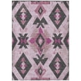 thumbnail image 1 of Dalyn Rugs Machine Washable Indoor/Outdoor Chantille Pink 10' x 14' Rug, 1 of 9