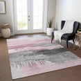 thumbnail image 1 of Addison Rugs Chantille Indoor/Outdoor Transitional Modern Pink Machine Washable Rectangle Rug, 8' x 10', 1 of 8