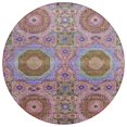thumbnail image 1 of Dalyn Rugs Machine Washable Indoor/Outdoor Chantille Pink 8' x 8' Round Rug, 1 of 7