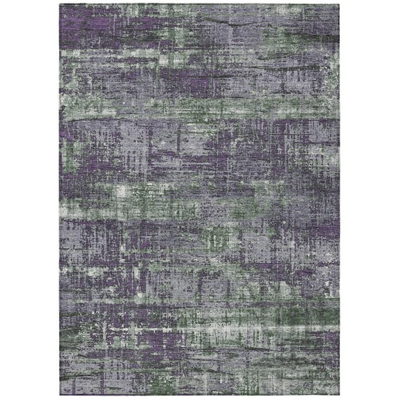 Dalyn Rugs Machine Washable Indoor/Outdoor Chantille Purple 10' x 14' Rug