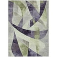 thumbnail image 1 of Dalyn Rugs Machine Washable Indoor/Outdoor Chantille Purple 3' x 5' Rug, 1 of 9