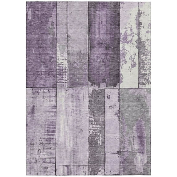Dalyn Rugs Machine Washable Indoor/Outdoor Chantille Purple 8' x 10' Rug