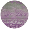 thumbnail image 1 of Dalyn Rugs Machine Washable Indoor/Outdoor Chantille Purple 8' x 8' Round Rug, 1 of 7
