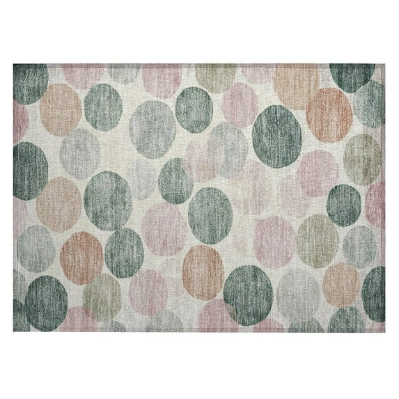 Dalyn Rugs Machine Washable Indoor/Outdoor Chantille Salmon 1'8" x 2'6" Rug
