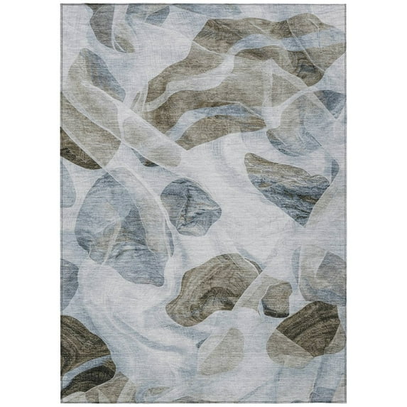 Dalyn Rugs Machine Washable Indoor/Outdoor Chantille Sky 10' x 14' Rug