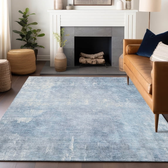Addison Rugs Chantille Indoor/Outdoor Transitional Modern Sky Machine Washable Rectangle Rug, 8' x 10'