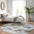 thumbnail image 1 of Addison Rugs Chantille Indoor/Outdoor Transitional Abstract Sky Machine Washable Round Rug, 8' x 8', 1 of 7