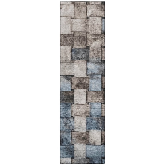 Dalyn Rugs Machine Washable Indoor/Outdoor Chantille Taupe 2'3" x 7'6" Runner Rug