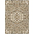 thumbnail image 1 of HomeRoots 622903 3 x 5 ft. Taupe Copper & Beige Medallion Washable Traditional Indoor & Outdoor Rectangle Area Rug, 1 of 9