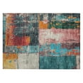 thumbnail image 1 of Dalyn Rugs Machine Washable Indoor/Outdoor Chantille Teal 1'8" x 2'6" Rug, 1 of 7