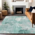 thumbnail image 1 of Addison Rugs Chantille Indoor/Outdoor Transitional Floral Teal Machine Washable Rectangle Rug, 10' x 14', 1 of 8