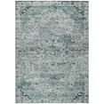 thumbnail image 1 of HomeRoots 622089 10 x 14 ft. Teal, Blue & Pale Aqua Medallion Washable Traditional Indoor & Outdoor Rectangle Area Rug, 1 of 9