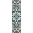 thumbnail image 1 of Dalyn Rugs Machine Washable Indoor/Outdoor Chantille Teal 2'3" x 7'6" Runner Rug, 1 of 7