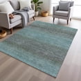 thumbnail image 1 of Addison Rugs Chantille Indoor/Outdoor Transitional Geometric Teal Machine Washable Rectangle Rug, 3' x 5', 1 of 8