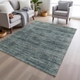 thumbnail image 1 of Addison Rugs Chantille Indoor/Outdoor Transitional Stripes Teal Machine Washable Rectangle Rug, 3' x 5', 1 of 8