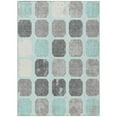 thumbnail image 1 of Dalyn Rugs Machine Washable Indoor/Outdoor Chantille Teal 3' x 5' Rug, 1 of 9