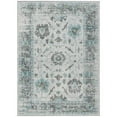 thumbnail image 1 of Dalyn Rugs Machine Washable Indoor/Outdoor Chantille Teal 5' x 7'6" Rug, 1 of 9