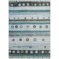 thumbnail image 1 of Dalyn Rugs Machine Washable Indoor/Outdoor Chantille Teal 5' x 7'6" Rug, 1 of 9