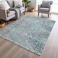 thumbnail image 1 of Addison Rugs Chantille Indoor/Outdoor Transitional Geometric Teal Machine Washable Rectangle Rug, 8' x 10', 1 of 8