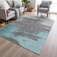 thumbnail image 1 of Addison Rugs Chantille Indoor/Outdoor Transitional Abstract Teal Machine Washable Rectangle Rug, 8' x 10', 1 of 8