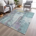 thumbnail image 1 of Addison Rugs Chantille Indoor/Outdoor Transitional Abstract Teal Machine Washable Rectangle Rug, 8' x 10', 1 of 8