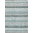 thumbnail image 1 of Dalyn Rugs Machine Washable Indoor/Outdoor Chantille Teal 8' x 10' Rug, 1 of 9