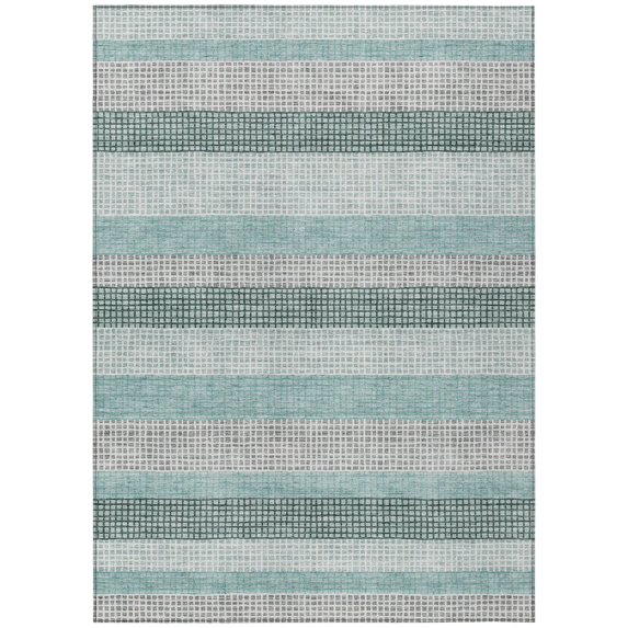 Dalyn Rugs Machine Washable Indoor/Outdoor Chantille Teal 8' x 10' Rug