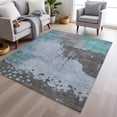 thumbnail image 1 of Addison Rugs Chantille Indoor/Outdoor Transitional Abstract Teal Machine Washable Rectangle Rug, 8' x 10', 1 of 8