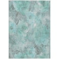 thumbnail image 1 of Dalyn Rugs Machine Washable Indoor/Outdoor Chantille Teal 8' x 10' Rug, 1 of 9