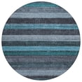 thumbnail image 1 of Dalyn Rugs Machine Washable Indoor/Outdoor Chantille Teal 8' x 8' Round Rug, 1 of 7