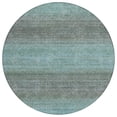thumbnail image 1 of Dalyn Rugs Machine Washable Indoor/Outdoor Chantille Teal 8' x 8' Round Rug, 1 of 7