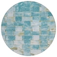 thumbnail image 1 of Dalyn Rugs Machine Washable Indoor/Outdoor Chantille Teal 8' x 8' Round Rug, 1 of 7