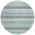 thumbnail image 1 of Dalyn Rugs Machine Washable Indoor/Outdoor Chantille Teal 8' x 8' Round Rug, 1 of 7