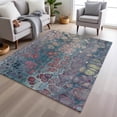 thumbnail image 1 of Addison Rugs Chantille Indoor/Outdoor Transitional Abstract Teal Machine Washable Rectangle Rug, 9' x 12', 1 of 8