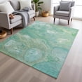 thumbnail image 1 of Addison Rugs Chantille Indoor/Outdoor Transitional Abstract Teal Machine Washable Rectangle Rug, 9' x 12', 1 of 8