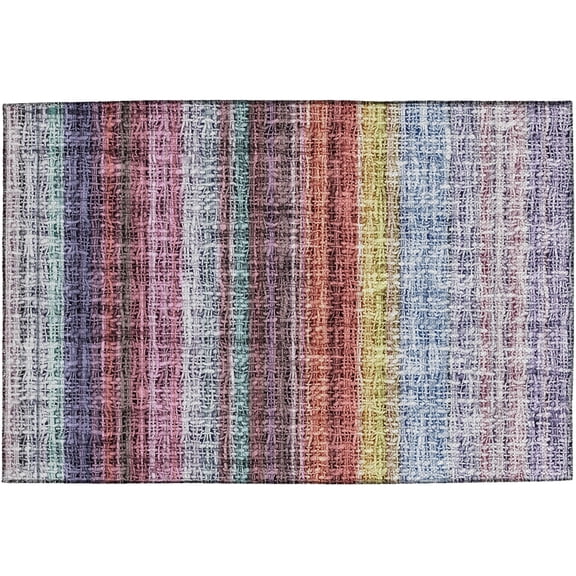 Dalyn Rugs Portico PO2 Lavender Indoor/Outdoor, Luxury Washable, Bedroom, Living Room, Dining Room, Kitchen, Patio Rug, 1'8" x 2'6", Lavender