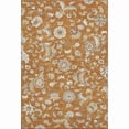 thumbnail image 1 of HomeRoots 679006 10 x 14 ft. Rust Gray & Beige Floral Transitional Washable Machine Made Rectangle Area Rug with UV Protection, 1 of 9