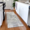 thumbnail image 1 of Addison Rugs Mayfield Premium Machine Washable Transitional Abstract Ivory Runner Rug, 2'3" x 7'6", 1 of 5