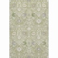 thumbnail image 1 of HomeRoots 679170 5 x 8 ft. Artichoke Green, Gray & Ivory Oriental Washable Machine Made Rectangle Area Rug with UV Protection, 1 of 9