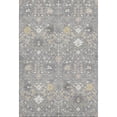 thumbnail image 1 of HomeRoots 679210 10 x 14 ft. Gray, Ivory & Beige Oriental Washable Machine Made Rectangle Area Rug with UV Protection, 1 of 9