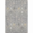 thumbnail image 1 of HomeRoots 679209 9 x 12 ft. Gray, Ivory & Beige Oriental Washable Machine Made Rectangle Area Rug with UV Protection, 1 of 9